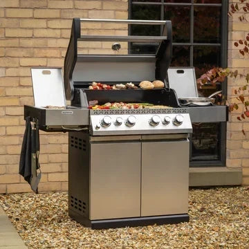 Fire Mountain Olympus 6-Burner Stainless Steel Gas BBQ