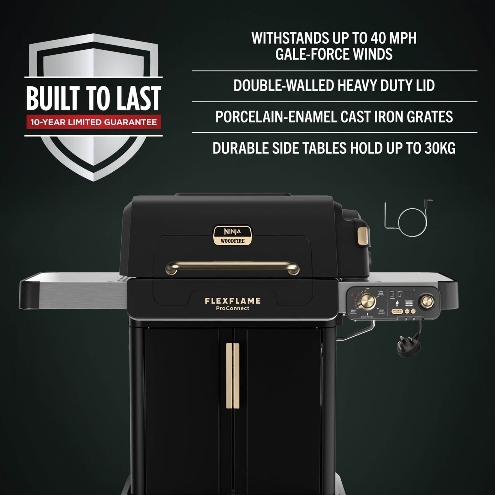 Ninja FlexFlame ProConnect Gas BBQ Ultimate 5-in-1 Bundle