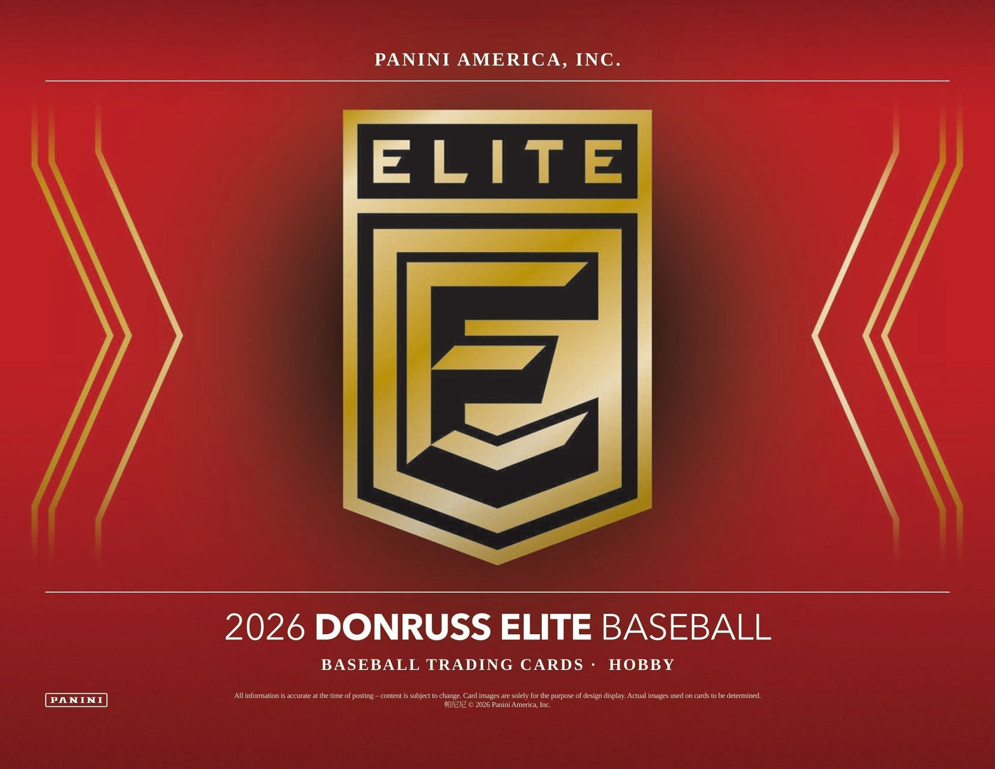 2026 Panini Donruss Elite Baseball Hobby Box