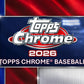 2026 Topps Chrome Baseball Jumbo Box (Presale 7/22)