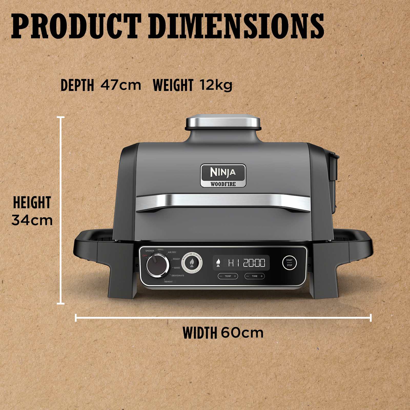 Ninja Woodfire Electric BBQ Grill & Smoker