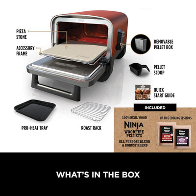 Ninja Woodfire Outdoor Oven, Pizza Maker & BBQ Smoker