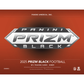 2025 Panini Prizm Black Football Hobby 12 Box Case